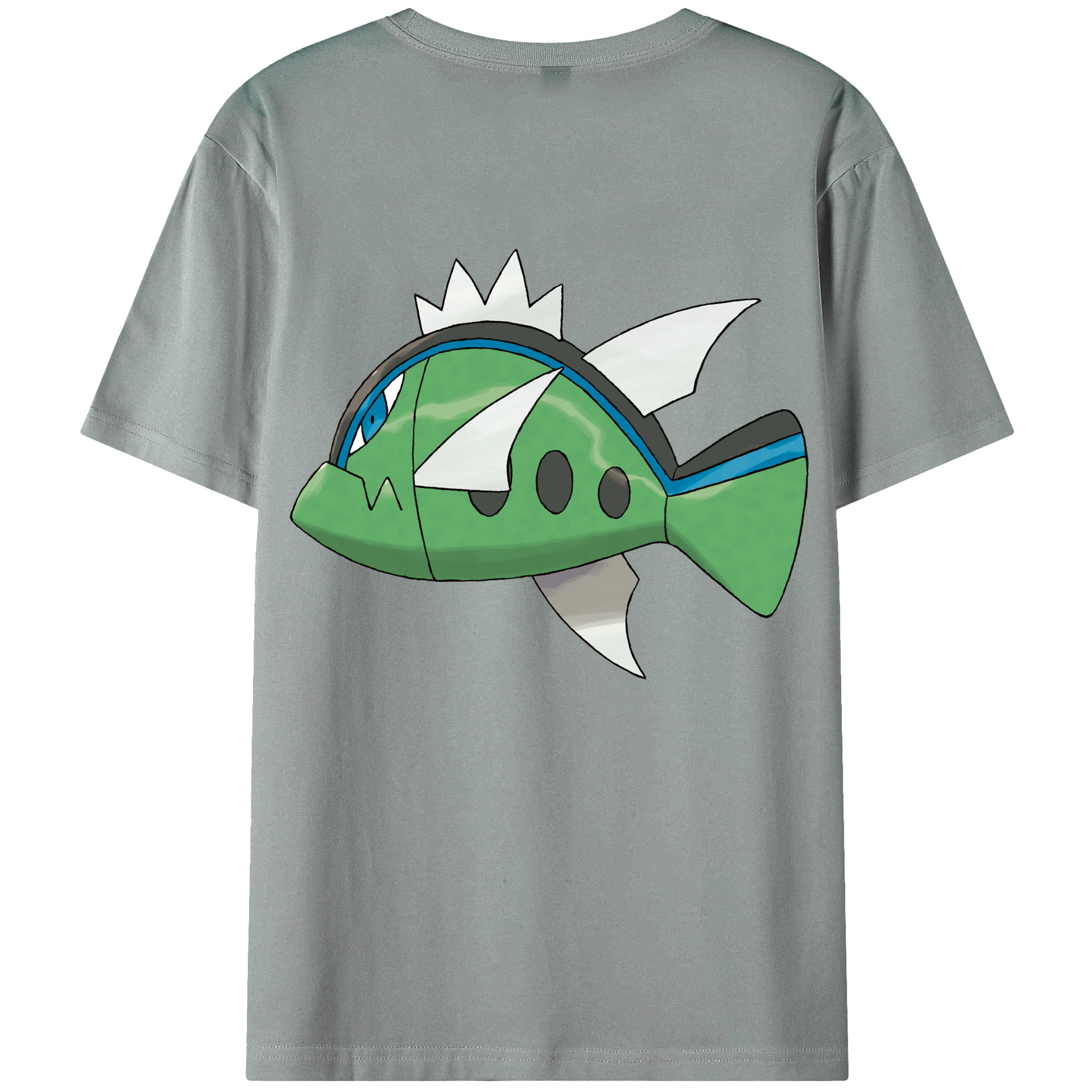 （画像用） ポケットモンスター Pokémon 綿100％ メンズ半袖Tシャツ（バックプリント） 通気性